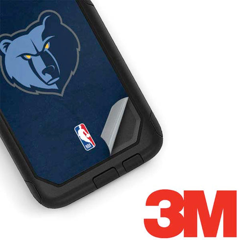 NBA Memphis Grizzlies Distressed Otterbox Commuter Galaxy Skin