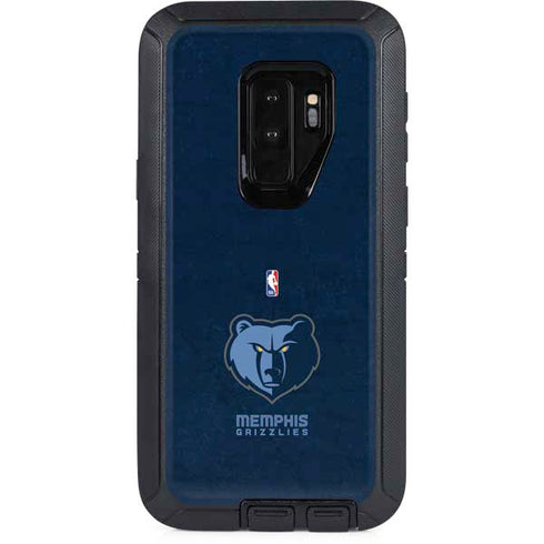 NBA Memphis Grizzlies Distressed Otterbox Defender Galaxy Skin