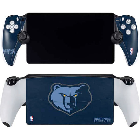 NBA Memphis Grizzlies Distressed PlayStation Portal Remote Player Skin