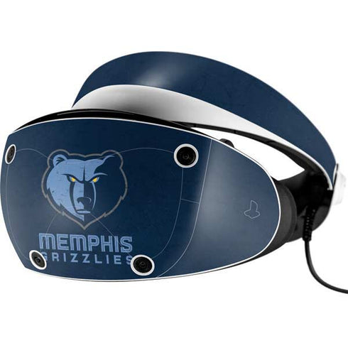 NBA Memphis Grizzlies Distressed PlayStation VR2 Skin