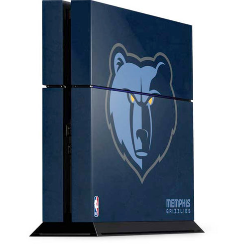 NBA Memphis Grizzlies Distressed PS4 Console Skin