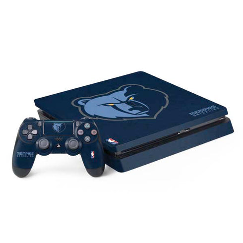 NBA Memphis Grizzlies Distressed PS4 Slim Bundle Skin
