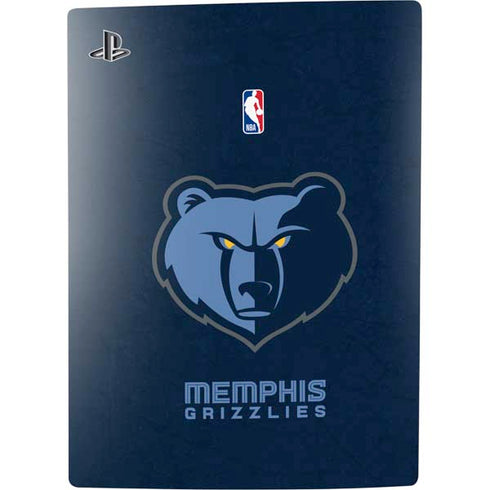 NBA Memphis Grizzlies Distressed PS5 Console Skin
