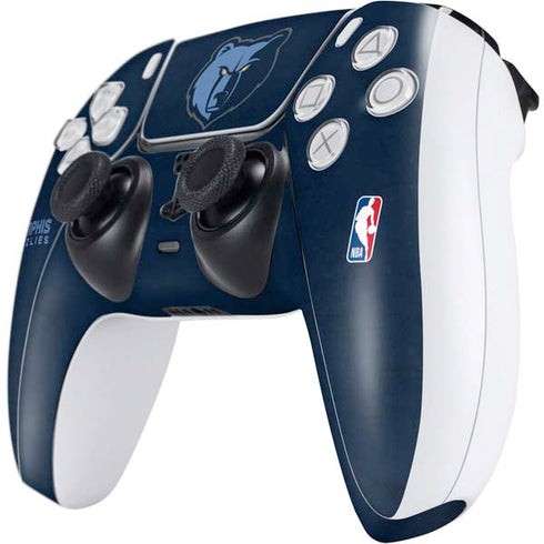 NBA Memphis Grizzlies Distressed PS5 Controller Skin