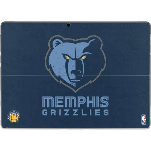 NBA Memphis Grizzlies Distressed Surface Pro 9 Skin