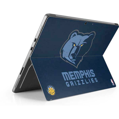 NBA Memphis Grizzlies Distressed Surface Pro 9 Skin
