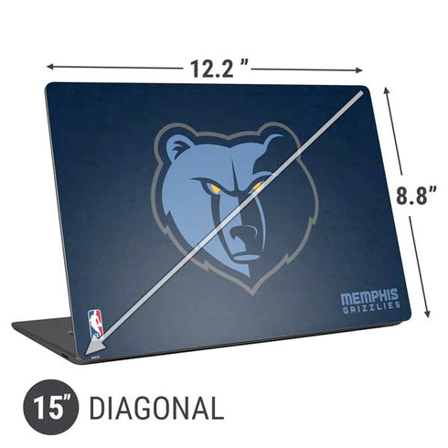 NBA Memphis Grizzlies Distressed Universal Laptop 15in (12.2 x 8.8in) Skin