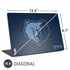 NBA Memphis Grizzlies Distressed Universal Laptop 16.6in (13.4 x 9.7in) Skin