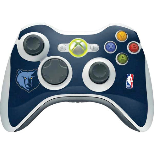 NBA Memphis Grizzlies Distressed Xbox 360 Wireless Controller Skin
