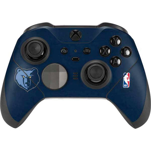 NBA Memphis Grizzlies Distressed Xbox Elite Wireless Controller Series 2 Skin