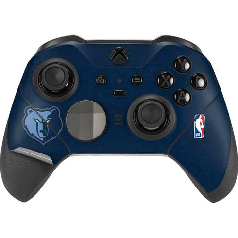 NBA Memphis Grizzlies Distressed Xbox Elite Wireless Controller Series 2 Skin