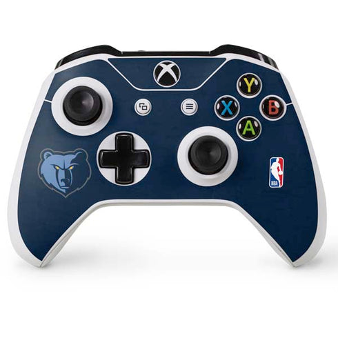 NBA Memphis Grizzlies Distressed Xbox One S Controller Skin