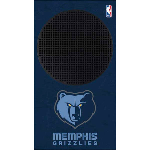 NBA Memphis Grizzlies Distressed Xbox Series S Console Skin