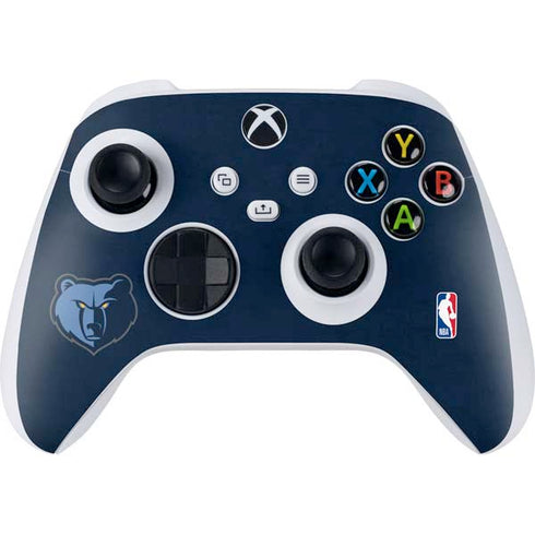 NBA Memphis Grizzlies Distressed Xbox Series S Controller Skin