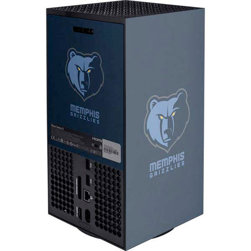 NBA Memphis Grizzlies Distressed Xbox Series X Console Skin