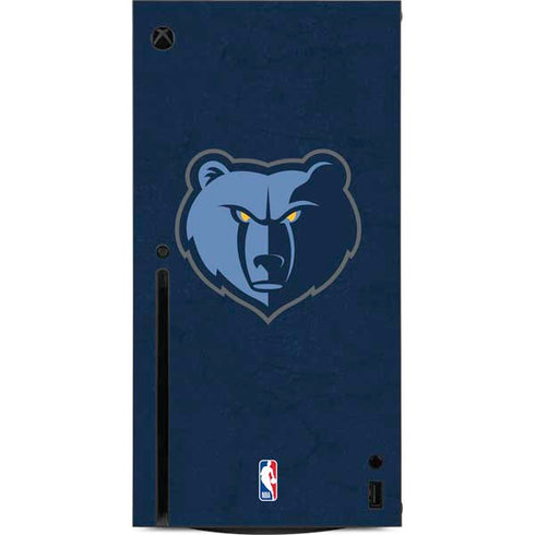 NBA Memphis Grizzlies Distressed Xbox Series X Console Skin