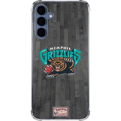 NBA Memphis Grizzlies Hardwood Classics Galaxy A55 5G Clear Case