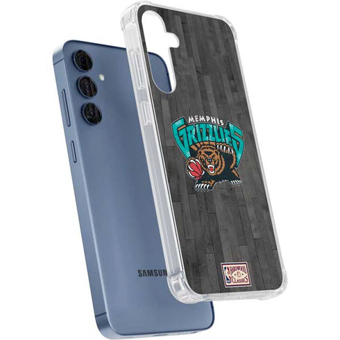 NBA Memphis Grizzlies Hardwood Classics Galaxy A55 5G Clear Case