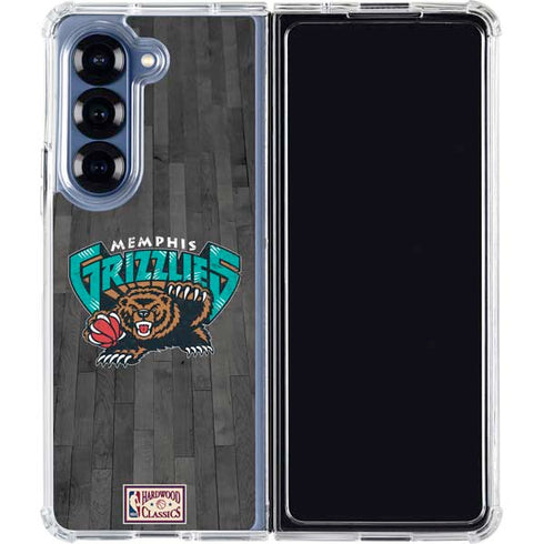NBA Memphis Grizzlies Hardwood Classics Galaxy Z Fold6 Clear Case