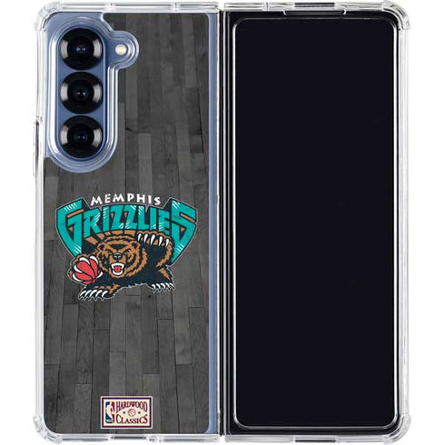 NBA Memphis Grizzlies Hardwood Classics Galaxy Z Fold7 Clear Case