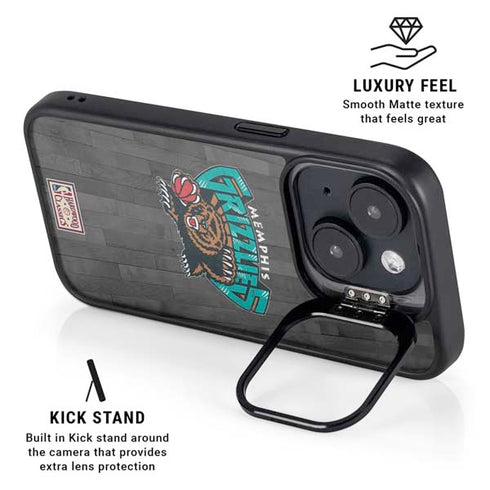 NBA Memphis Grizzlies Hardwood Classics iPhone 14 Plus Kickstand Case
