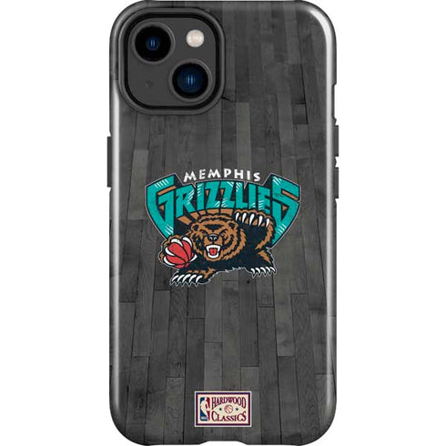 NBA Memphis Grizzlies Hardwood Classics iPhone 15 Impact Case