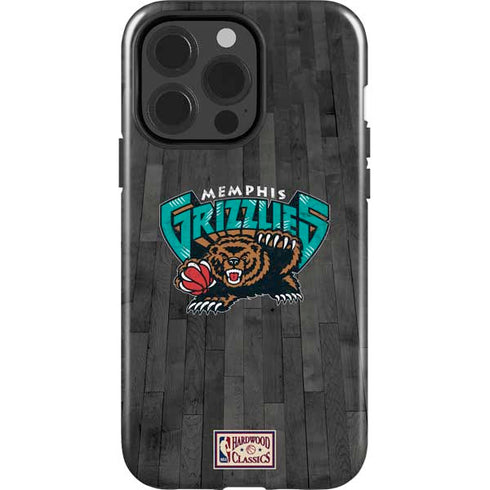 NBA Memphis Grizzlies Hardwood Classics iPhone 15 Pro Impact Case