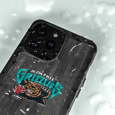 NBA Memphis Grizzlies Hardwood Classics iPhone 15 Pro Waterproof Case