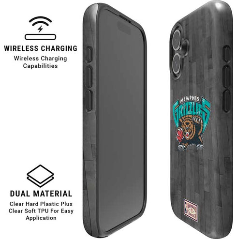 NBA Memphis Grizzlies Hardwood Classics iPhone 16 Magsafe Impact Case