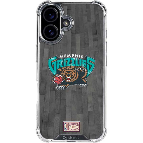 NBA Memphis Grizzlies Hardwood Classics iPhone 16 Plus Clear Case