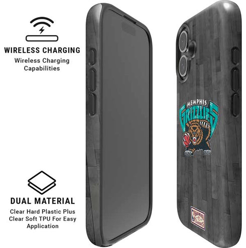 NBA Memphis Grizzlies Hardwood Classics iPhone 16 Plus Magsafe Impact Case