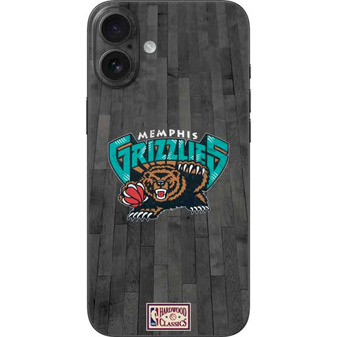 NBA Memphis Grizzlies Hardwood Classics iPhone 16 Plus Skin