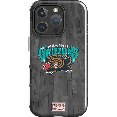 NBA Memphis Grizzlies Hardwood Classics iPhone 16 Pro Impact Case