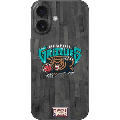 NBA Memphis Grizzlies Hardwood Classics iPhone 16 Skin