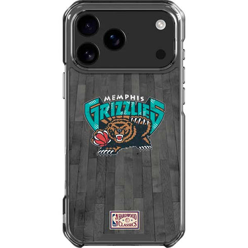 NBA Memphis Grizzlies Hardwood Classics iPhone 17 Pro Max Clear Case