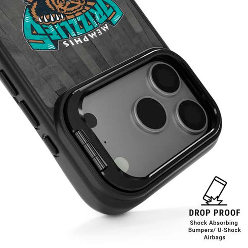 NBA Memphis Grizzlies Hardwood Classics iPhone 17 Pro Max Kickstand Case