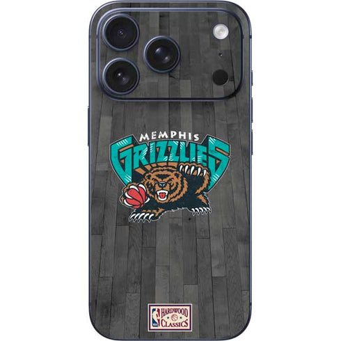 NBA Memphis Grizzlies Hardwood Classics iPhone 17 Pro Skin
