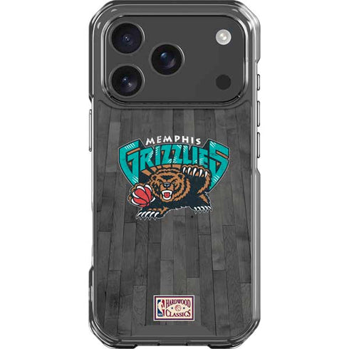 NBA Memphis Grizzlies Hardwood Classics iPhone 18 Pro Clear Case