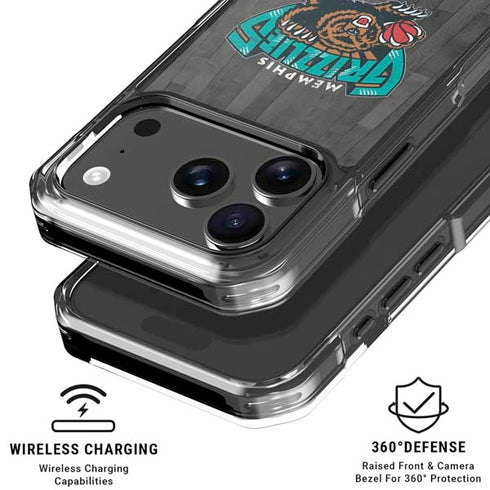 NBA Memphis Grizzlies Hardwood Classics iPhone 18 Pro Clear Case