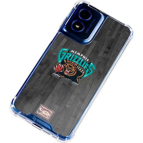 NBA Memphis Grizzlies Hardwood Classics Moto G 5G (2024) Clear Case