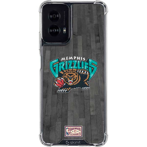 NBA Memphis Grizzlies Hardwood Classics Moto G Power 5G (2024) Clear Case