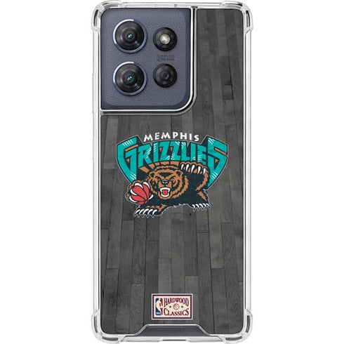 NBA Memphis Grizzlies Hardwood Classics Moto G Stylus 5G (2025) Clear Case