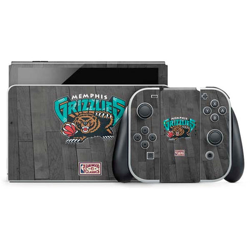NBA Memphis Grizzlies Hardwood Classics Nintendo Skins