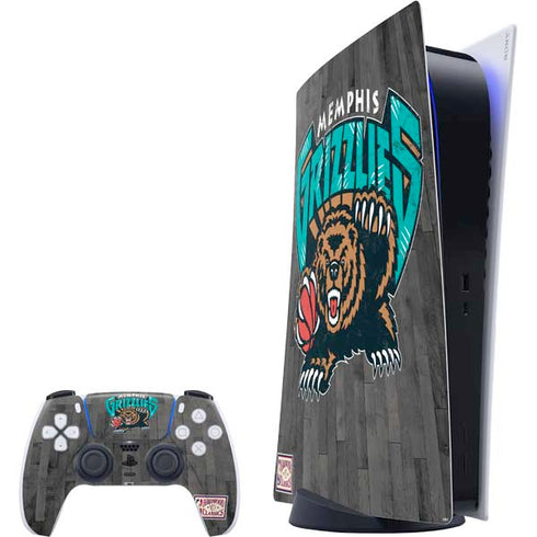 NBA Memphis Grizzlies Hardwood Classics PlayStation PS5 Skins