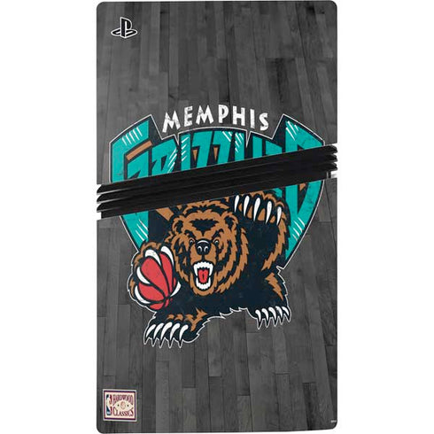 NBA Memphis Grizzlies Hardwood Classics PS5 Pro Console Skin