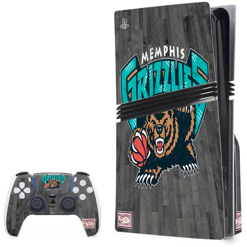 NBA Memphis Grizzlies Hardwood Classics PS5 Pro Disk Bundle Skin