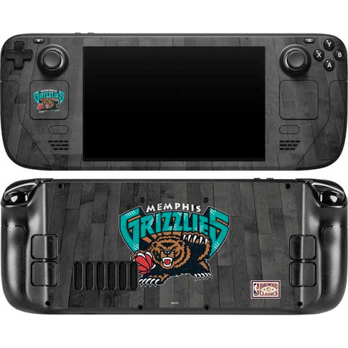 NBA Memphis Grizzlies Hardwood Classics Steam Deck Handheld Gaming Computer OLED Skin