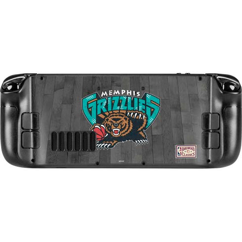 NBA Memphis Grizzlies Hardwood Classics Steam Deck Handheld Gaming Computer Skin