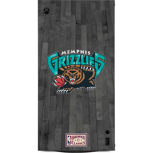 NBA Memphis Grizzlies Hardwood Classics XBox Series X Digital Edition Console Skin