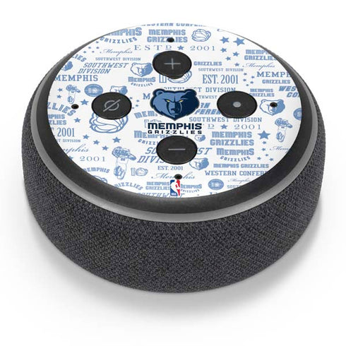 NBA Memphis Grizzlies Historic Blast Amazon Echo Dot Skin